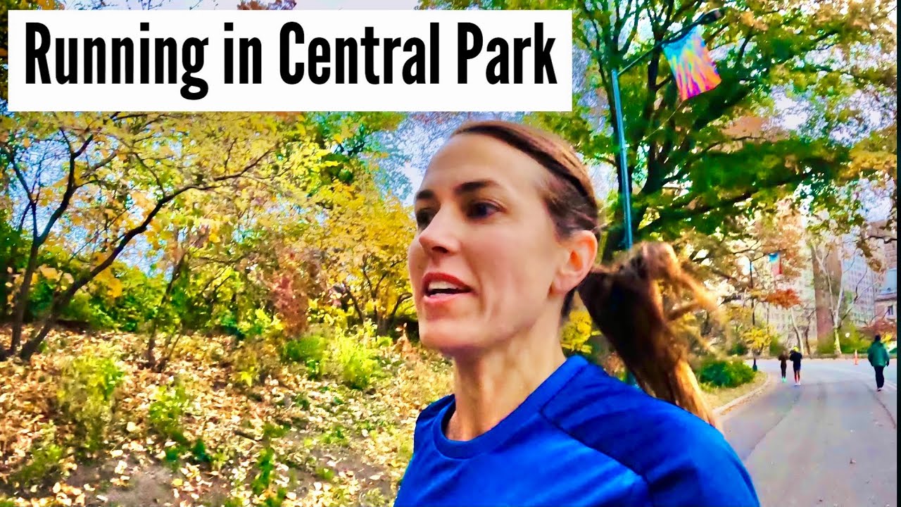 Running the New York City Marathon Course in Central Park 