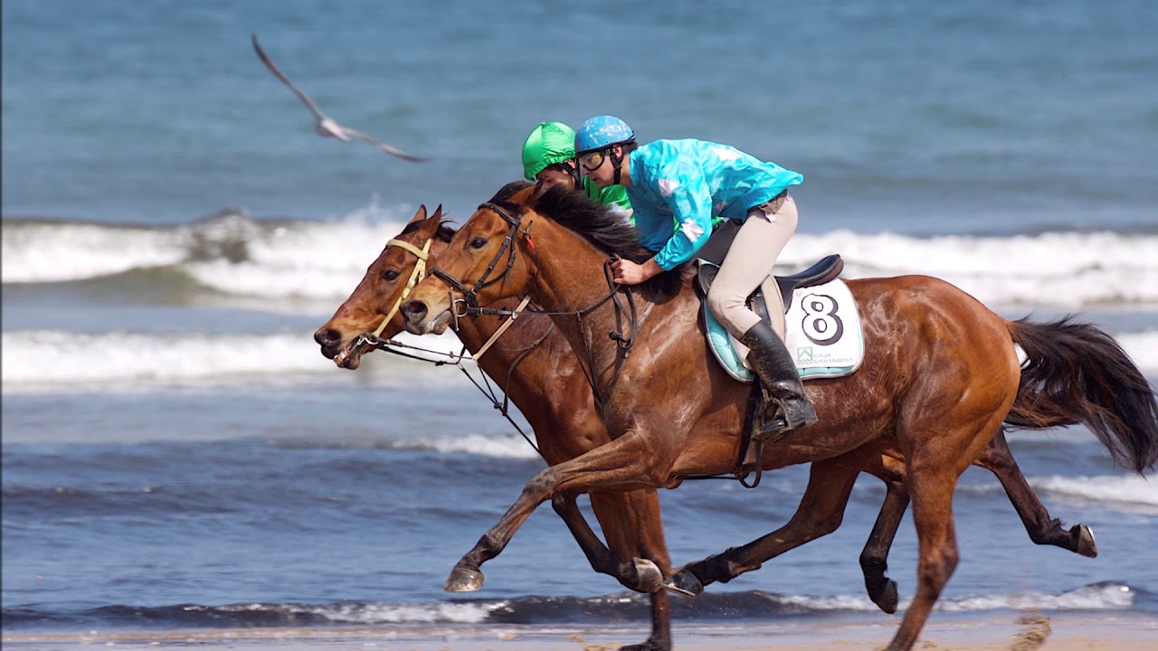 31 años de carrera de caballos en la Playa de Santa Marina - Ayto de Ribadesella FITUR 2020