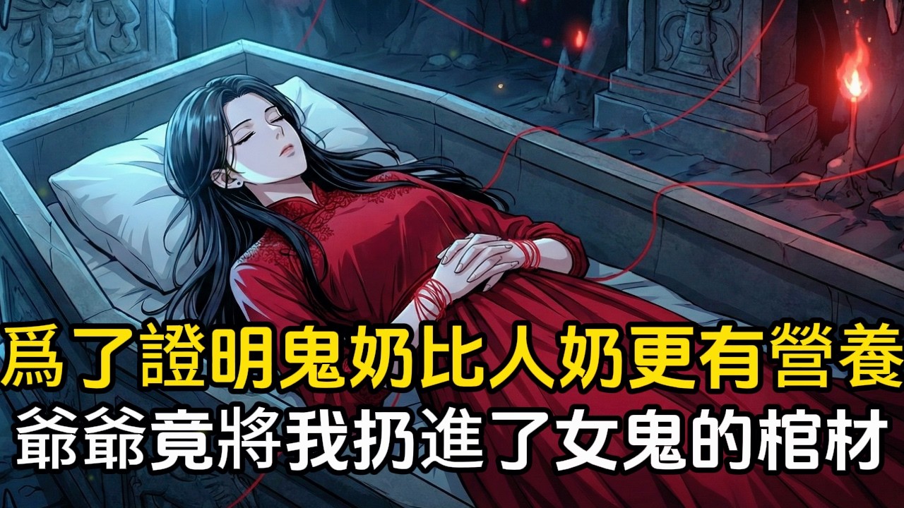 爲了證明鬼奶比人奶更香，爺爺竟把剛出生的我扔進了女鬼的棺材#動漫 #漫畫 #二次元 #戀愛
