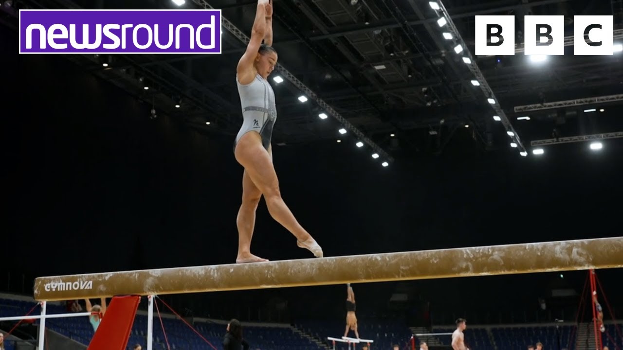 Gymnastics Olympic Champion shows us behind the scenes! | Newsround