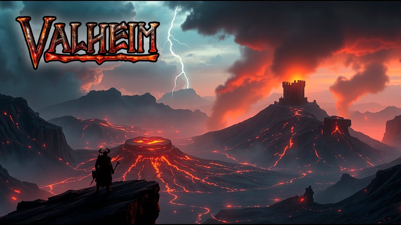 Пепельные земли найдены! Исследуем самый ОПАСНЫЙ биом #valheim  #alex_snopa #вальхейм #ashlands