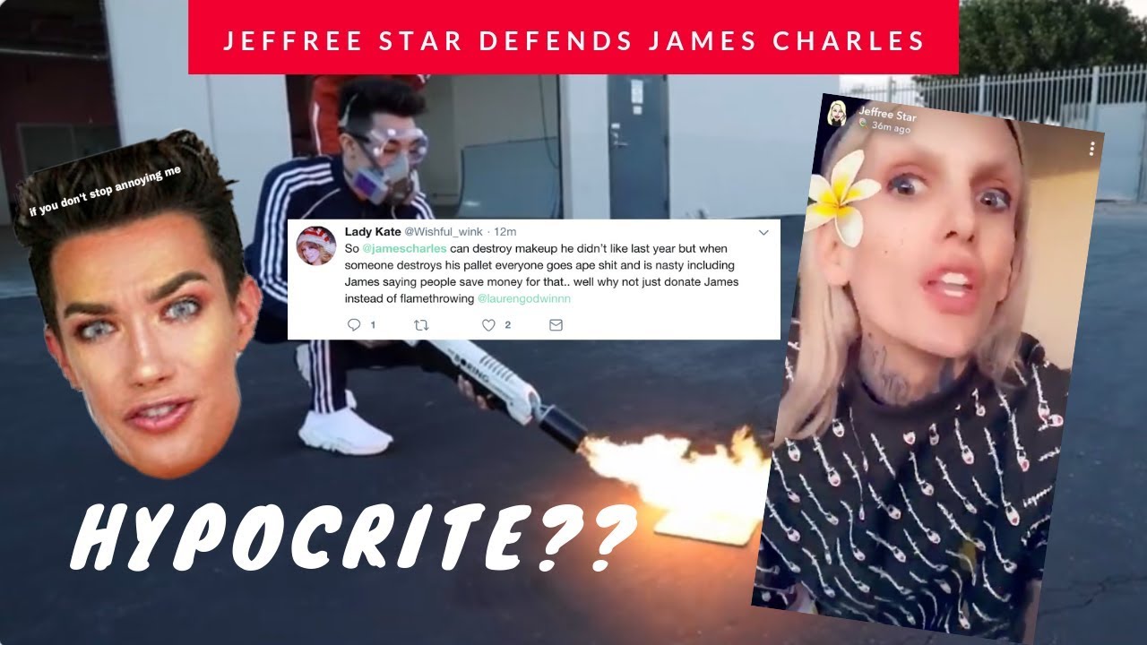 JEFFREE STAR DEFENDS JAMES CHARLES ON SNAPCHAT AFTER FANS CALL HIM A HYPOCRITE