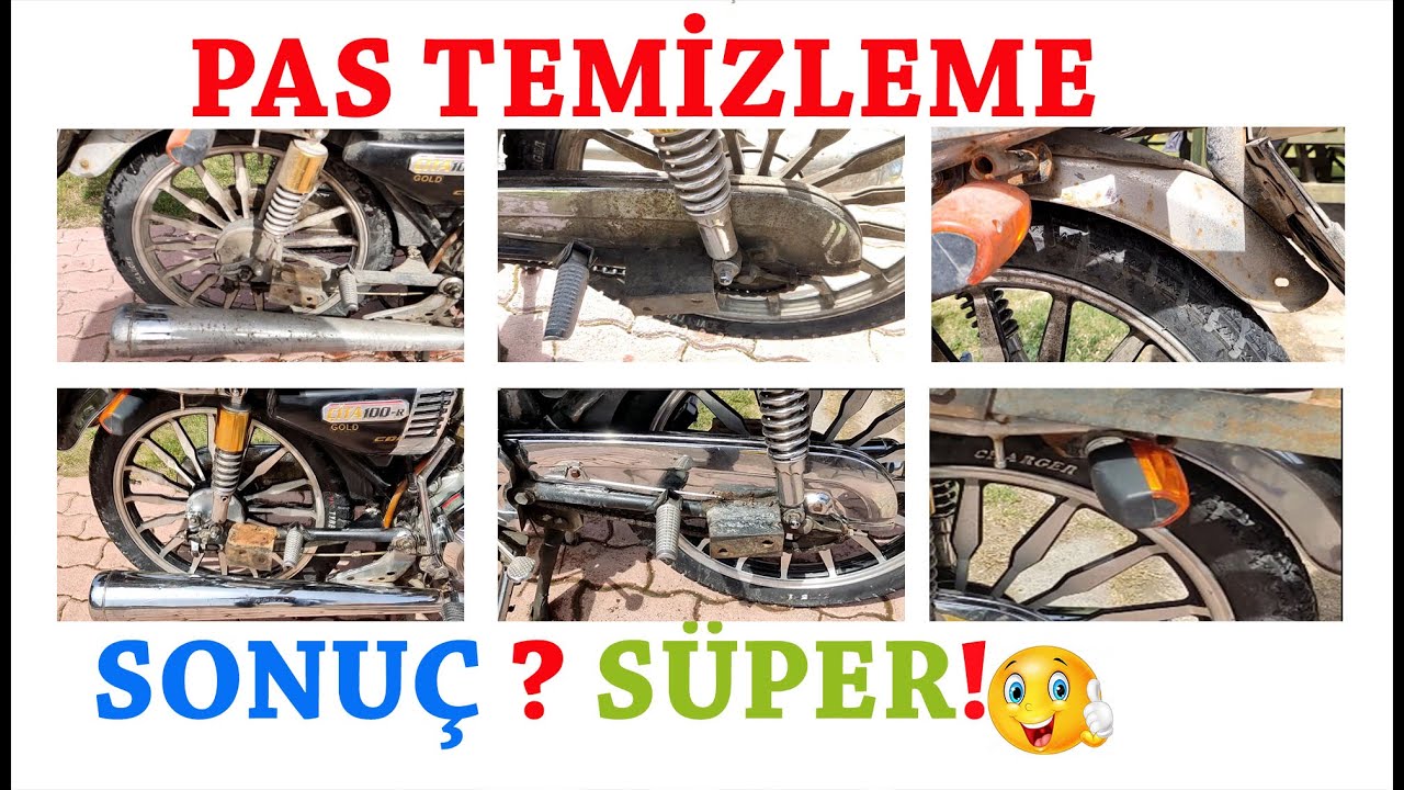 PAS TEMİZLEME #pas #nasıl #temizlenir #sökülür #çıkar #mondial #kuba #parlatma #yamaha #honda #bajaj