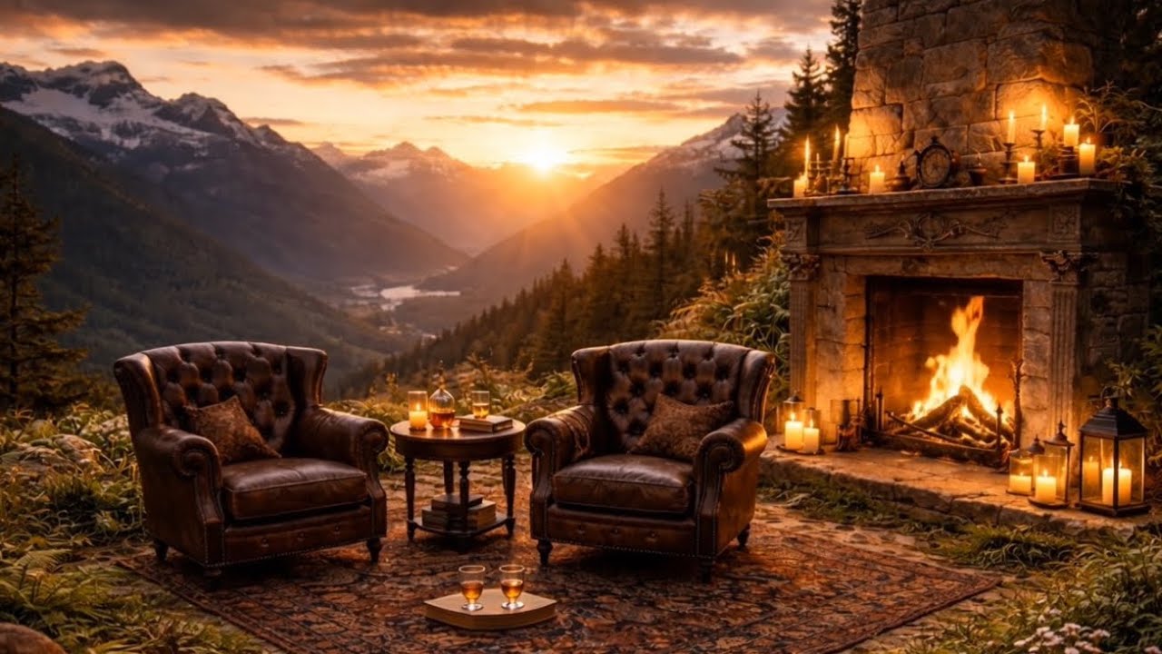  Cozy Classical Music by the Fire Hours Vintage Gramophone Ambiences @BackgroundVibesandAmbienceZone