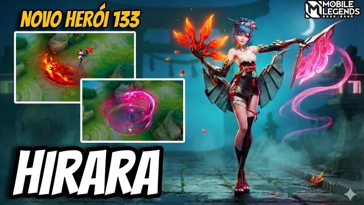 NOVA HEROÍNA: HIRARA, A ASSASSINA COM MAIS COMBOS DO MOBILE LEGENDS 😱