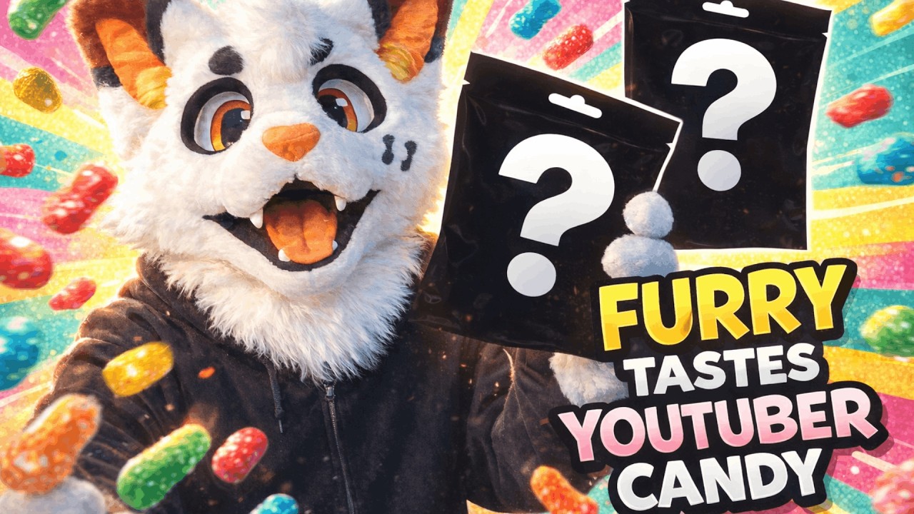 I Tried a Famous YouTuber’s Candy… IN A FURSUIT 🐾🍬