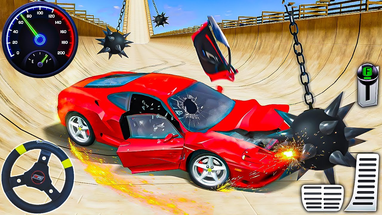 Beam Drive Car Crash Simulator 3D - Extreme Derby Car Driving - Android Gameplay
