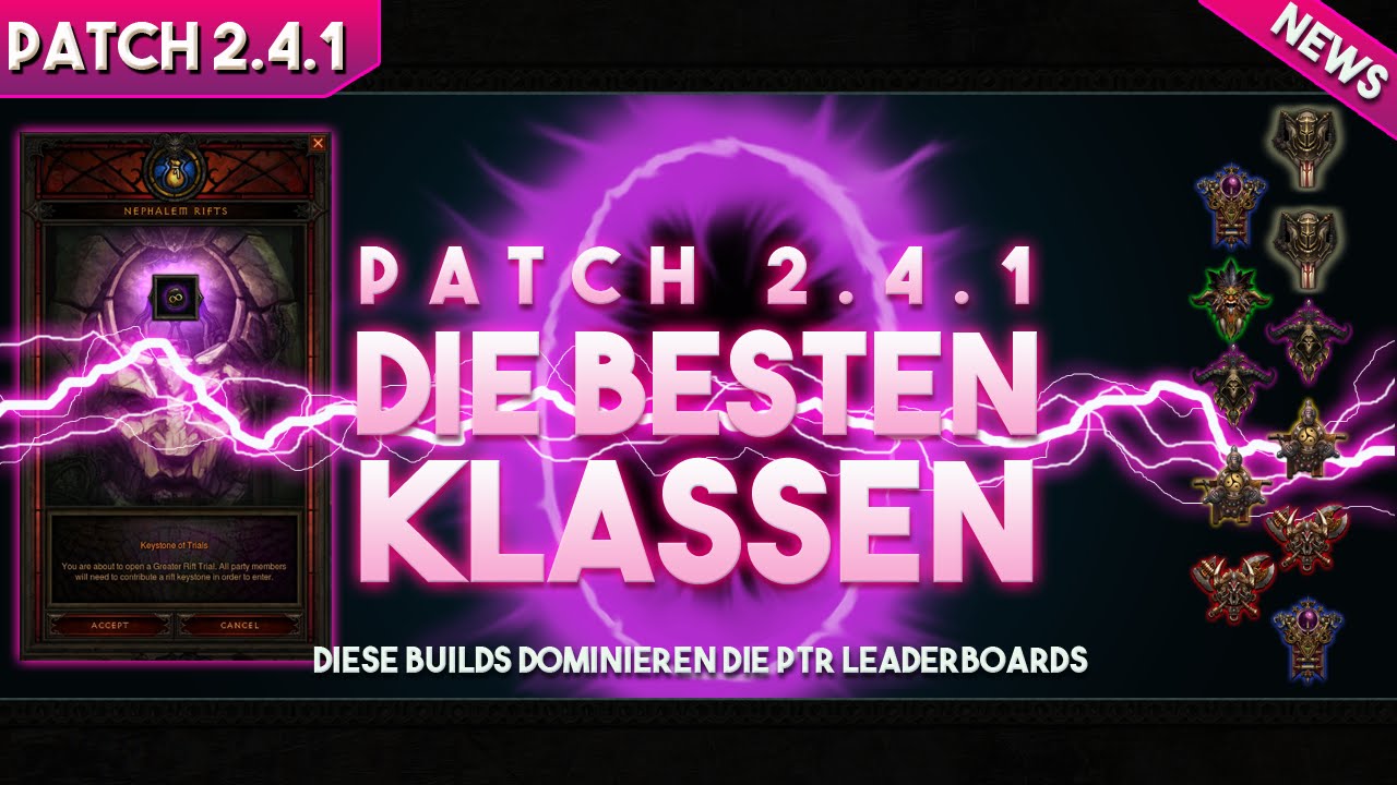 Diablo 3 [Patch 2.4.1]: Die besten Klassen und Builds | Saison Reise & Set Belohnungen
