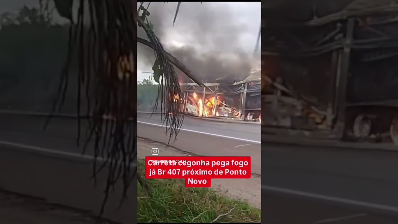 Acidente em Ponto Novo Bahia