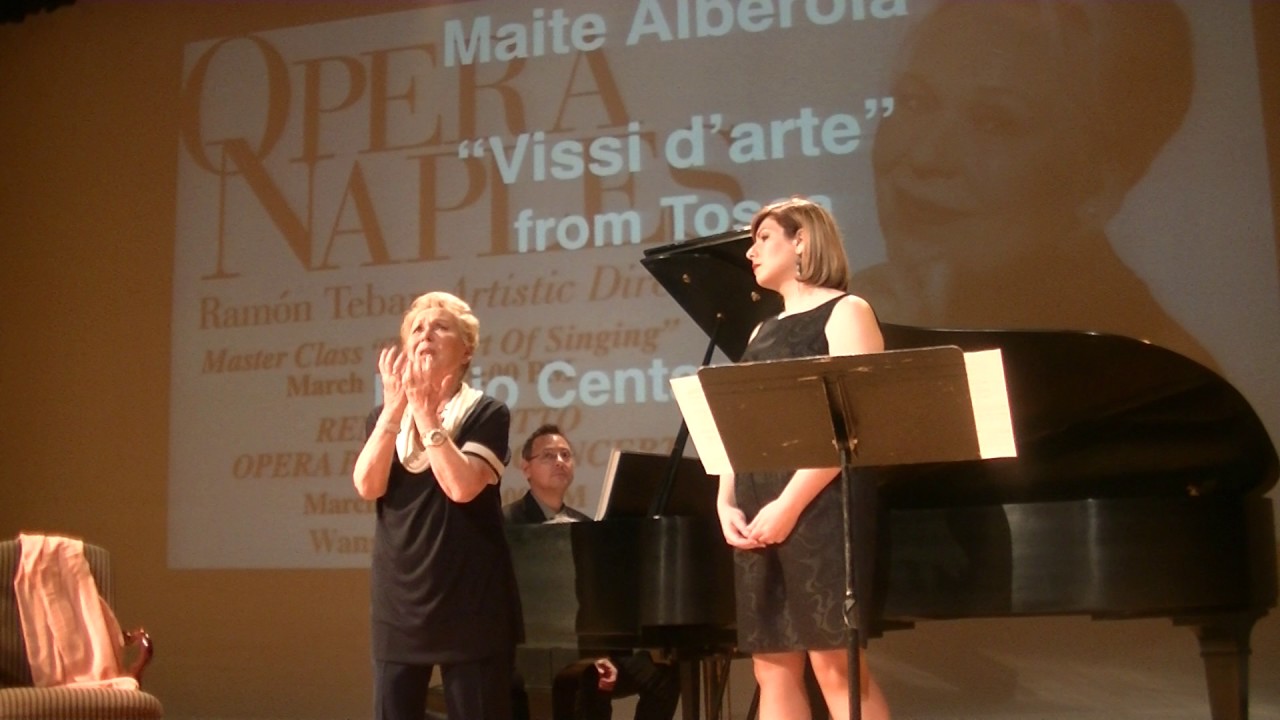 Maite Alberola Masterclass Renata Scotto 13 marzo 2017
