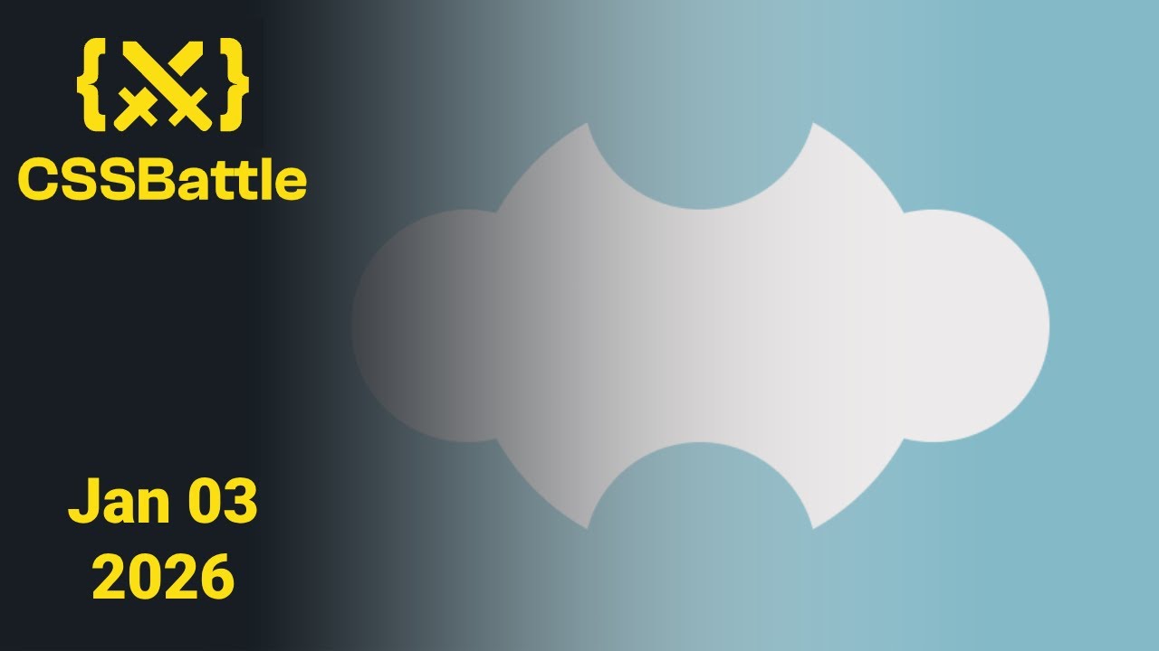 CSSBattle Daily Challenge January 03 2026