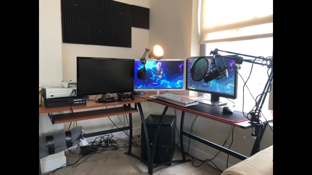 My NEW GAMING SETUP!!! (2019 Apartment Tour)