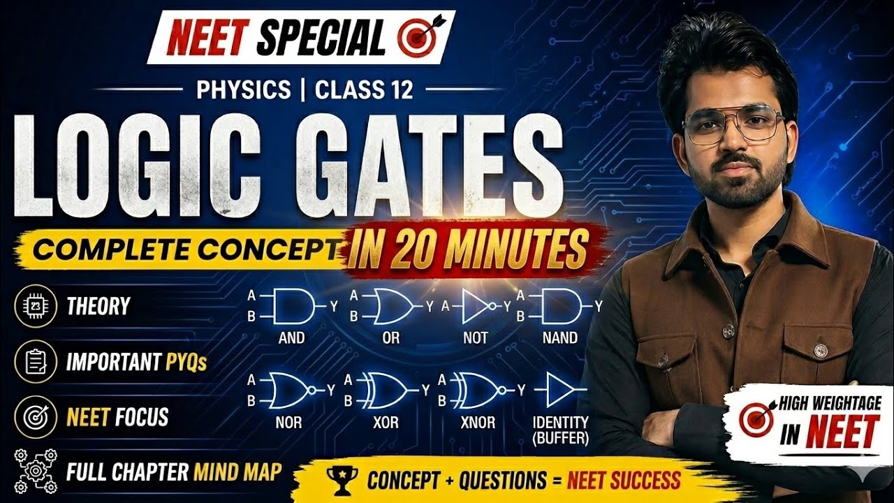 NEET 2026: Master Logic Gates in 20 Minutes | Physics by Akhtar Sir 