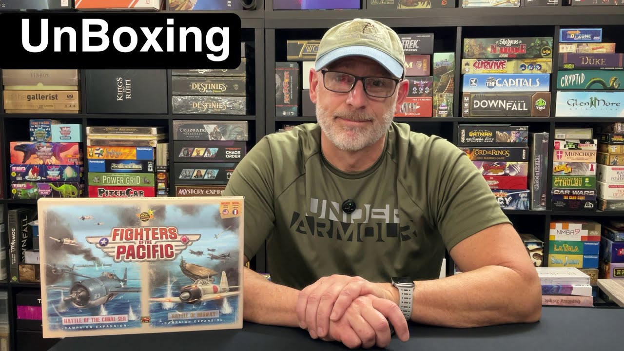 TDG: Fighters of the Pacific: Battle of Coral Sea/Battle of Midway Expansion распаковка с Рэем