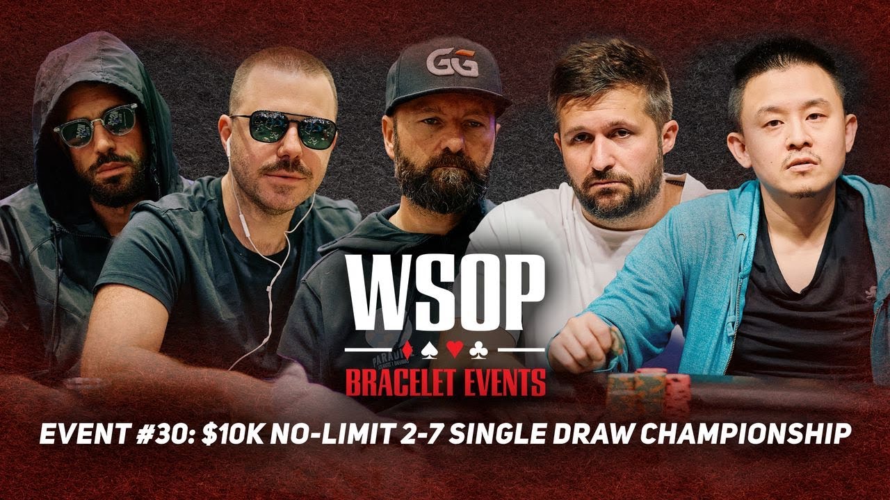 Nick Schulman Chases 7th WSOP Bracelet at $10K NL 2-7 Single Draw Final Table!