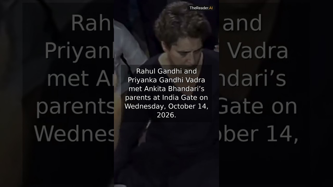 Rahul and Priyanka Gandhi support protesting parents in the Ankita Bhandari murder case | #Shorts
