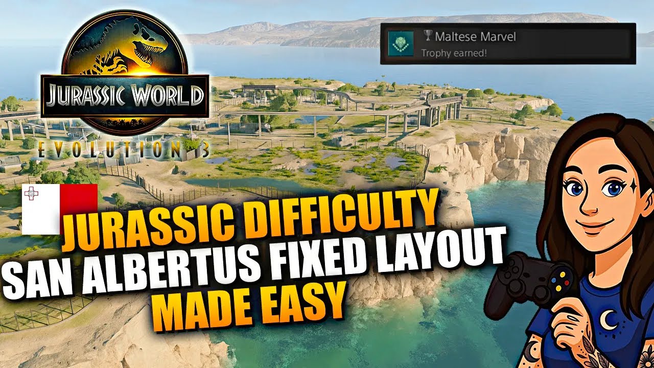 Jurassic World Evolution 3 San Albertus Fixed Layout Jurassic Difficulty MADE EASY