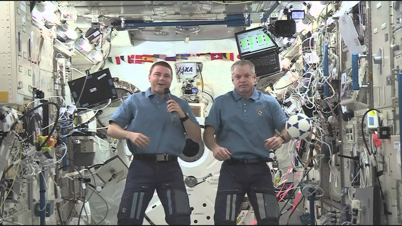 Space Station Crew Discusses Life in Space with California Students