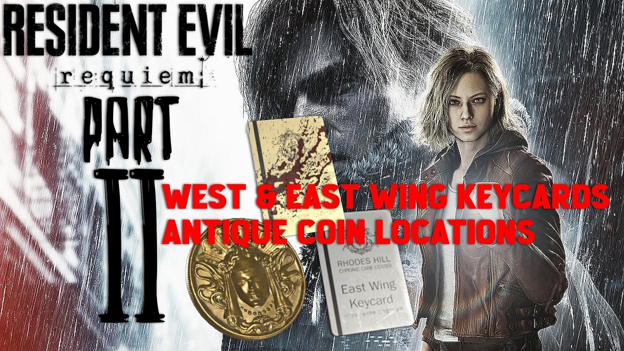 Resident Evil Requiem Gameplay Walkthrough Part 2 – West Wing & East Wing Key + Antique Coin Spots