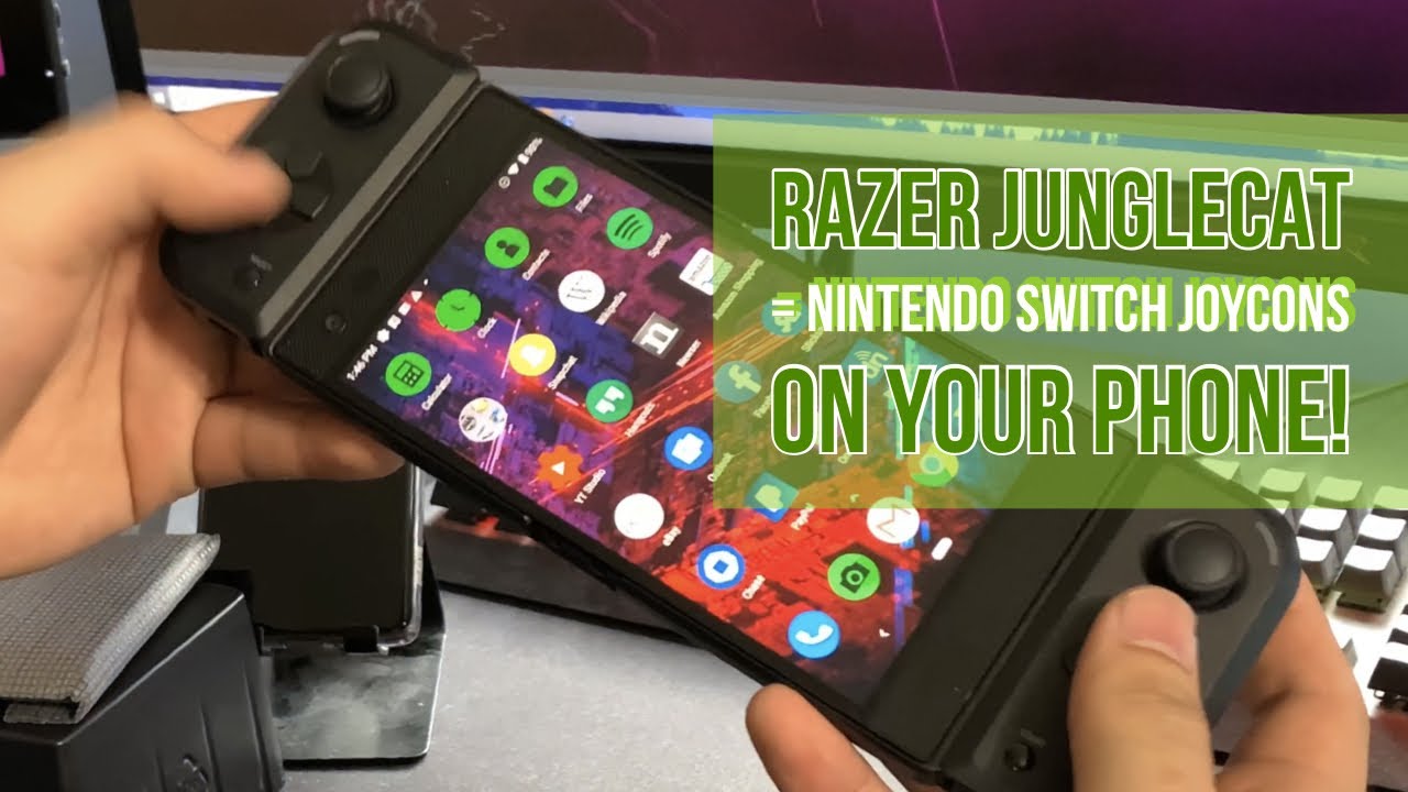 Nintendo Switch Joycons on Your Phone! Razer Junglecat Unboxing, Setup, Review: Fortnite Support