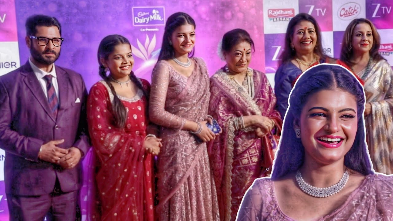 Saru Aka Mohak Matkar With Full Team at Zee Kutumb Awards 2026 Red Carpet