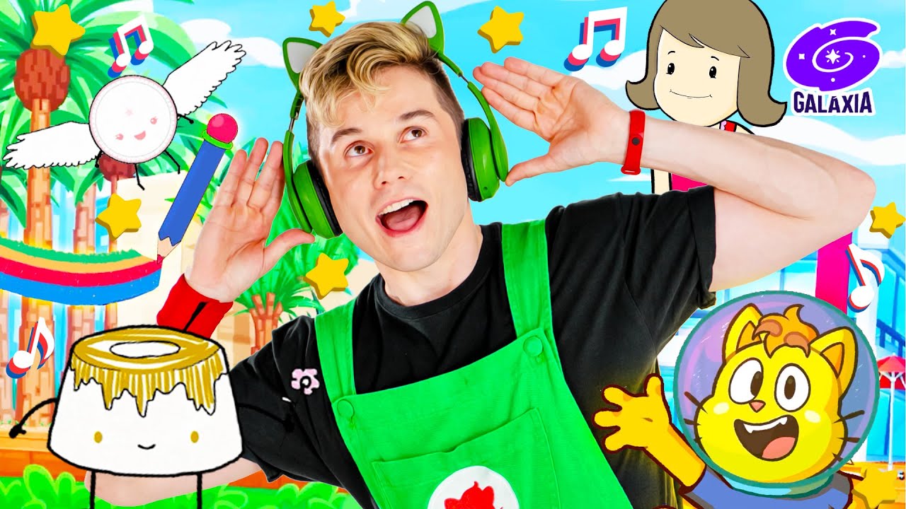 AS MELHORES MÚSICAS CLÁSSICAS DO GATO GALACTICO ! PARA CANTAR E DANÇAR !