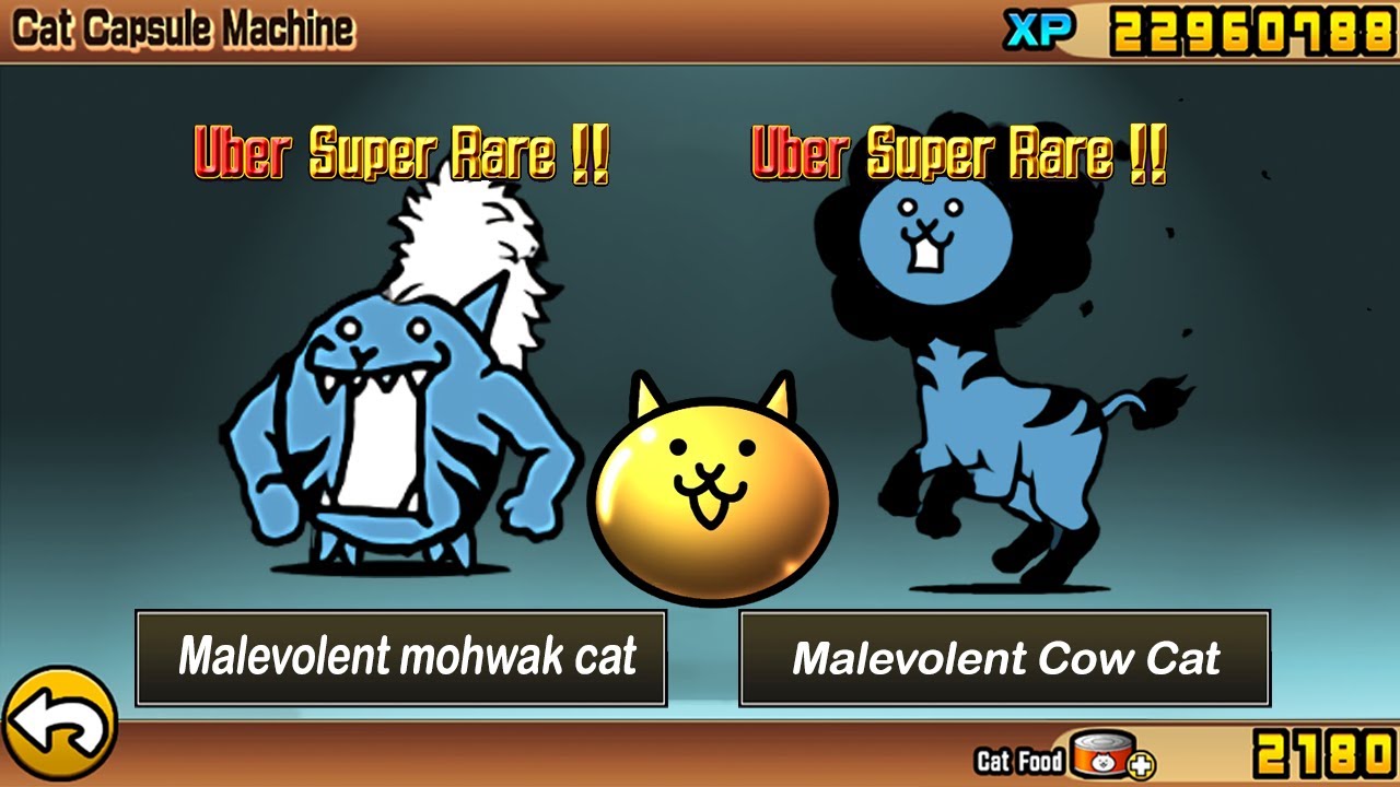 The Battle Cats - Unit The Malevolent Mohawk Cat & Malevolent Cow Cat