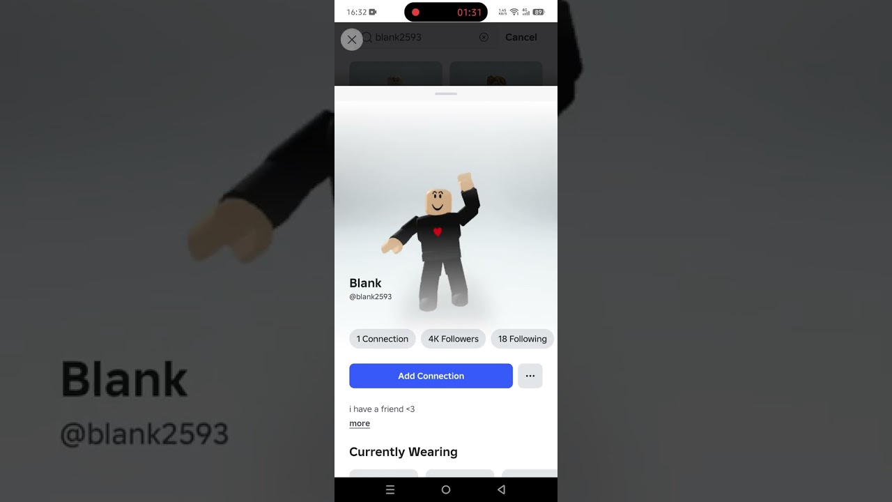 Testing roblox myths (user blank2593) 