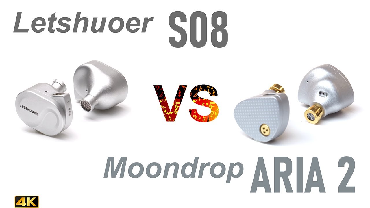 Letshuoer S08 vs Moondrop Aria 2  - - IEM sound comparison