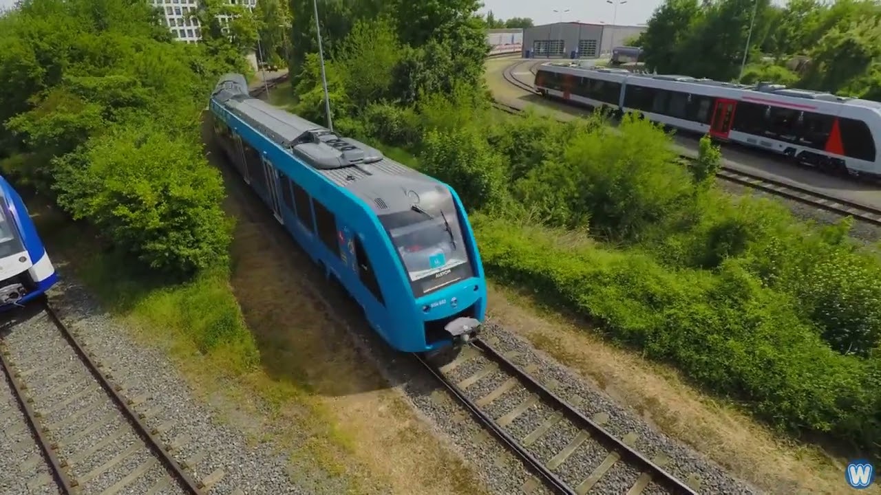 Hydrogen fuel cell passenger train tested for the first time in France