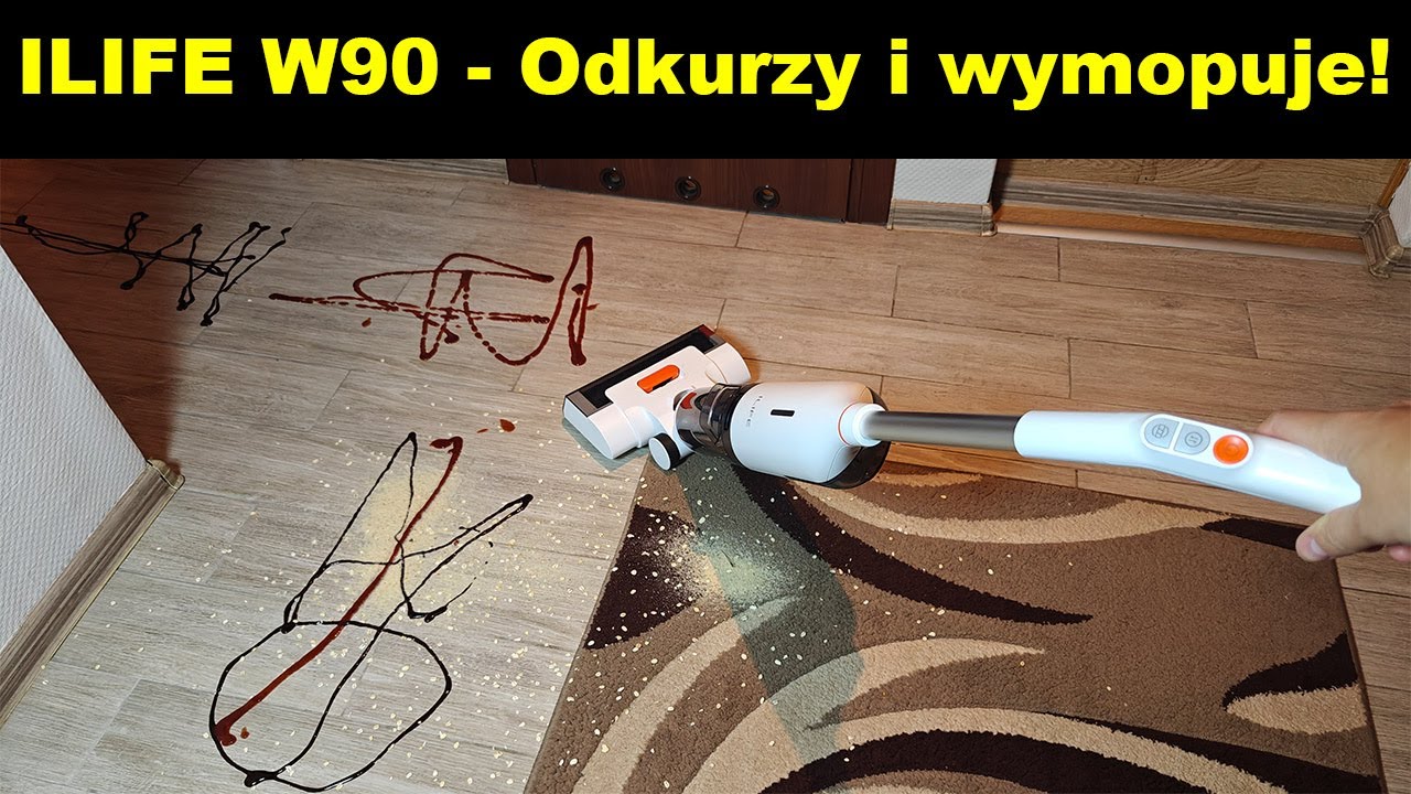 ILIFE W90 &ndash; Odkurzy, wymopuje i sam się umyje! Test taniego kombajnu z Aliexpress