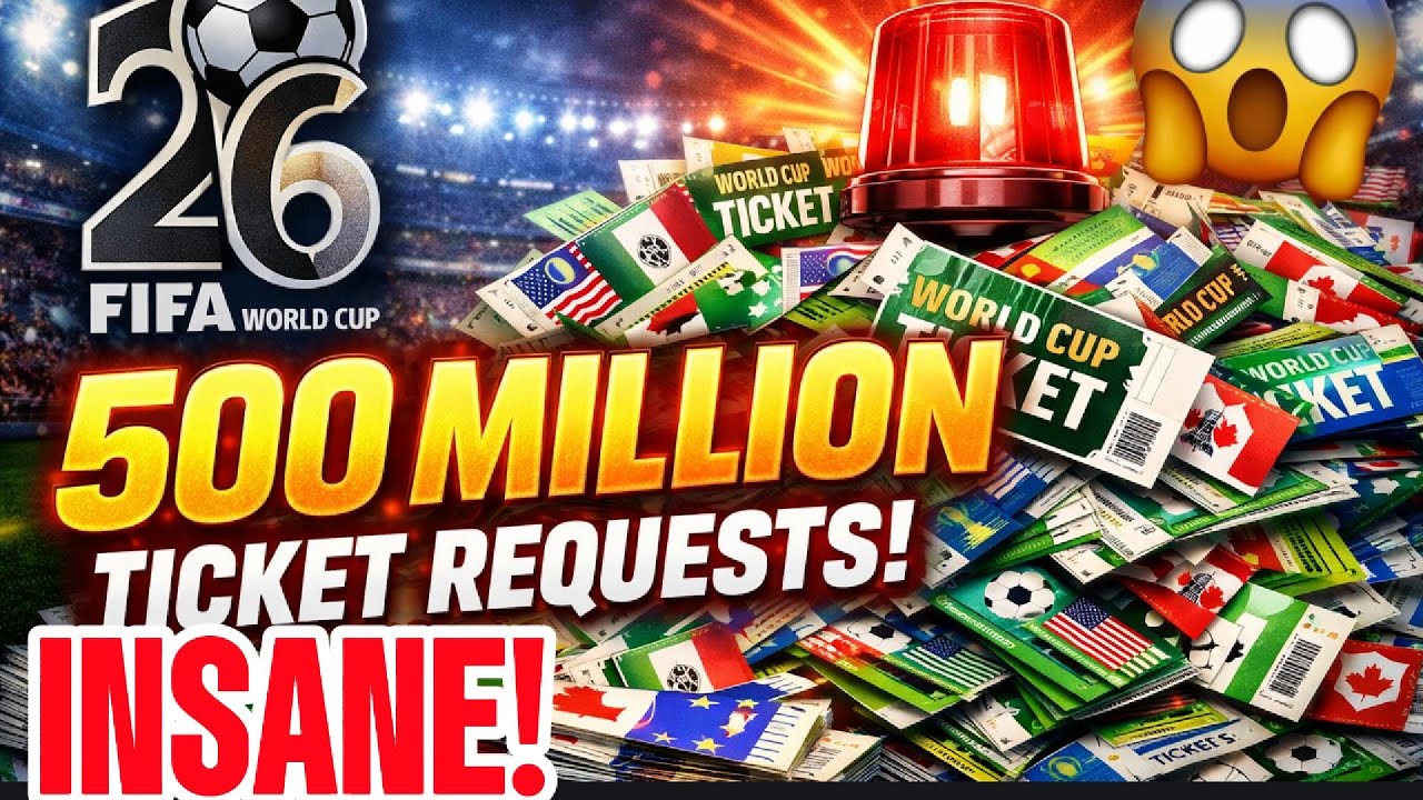 World Cup Tickets MORE VALUABLE Than GOLD As FIFA Gets 500 MILLION Ticket Requests