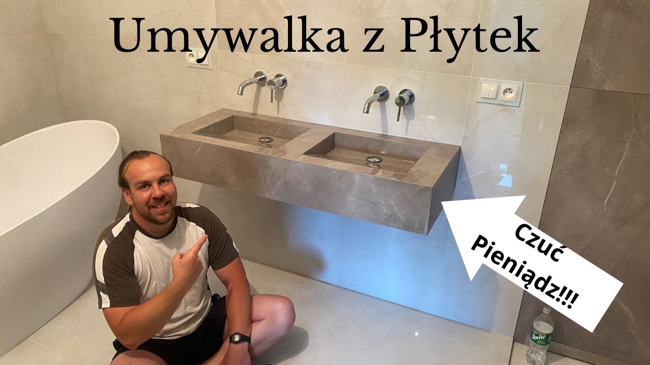 Umywalka podwójna z płytek... Jak ją zrobiłem - remont4you