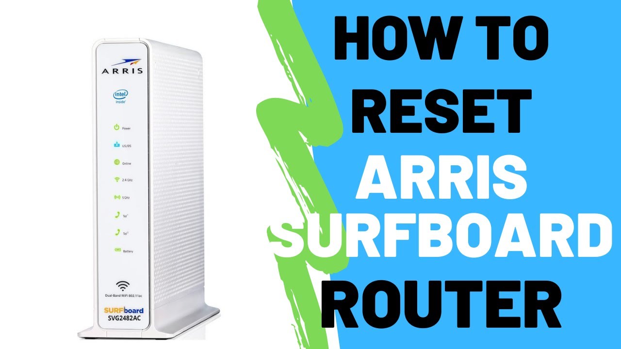 How To Reset Arris SURFboard Router To Factory Default Settings