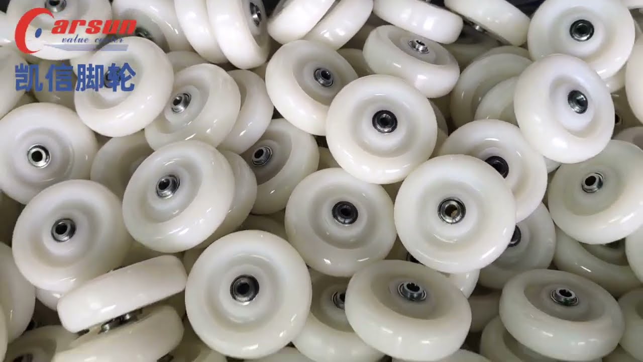 4 inch white nylon wheel industrial wheel