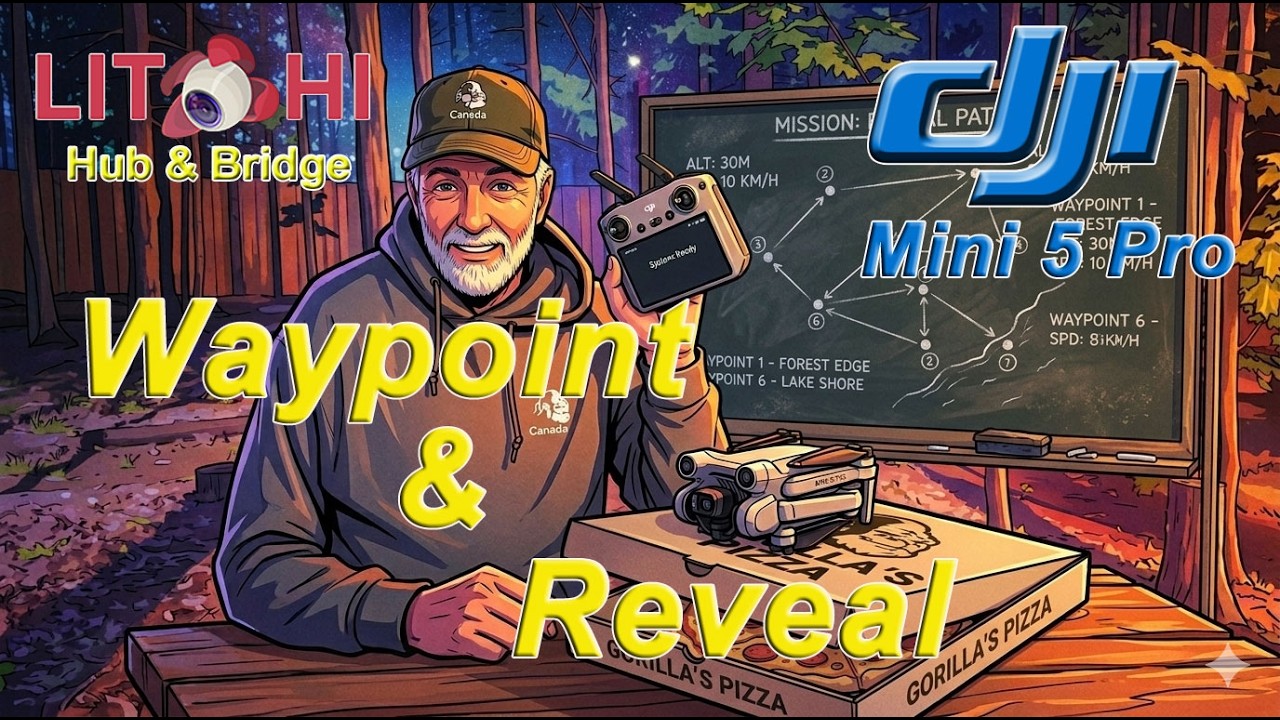 DJI Mini 5 Pro и Litchi Waypoints &mdash; плюс кое-что ещё! 😱🥳👍