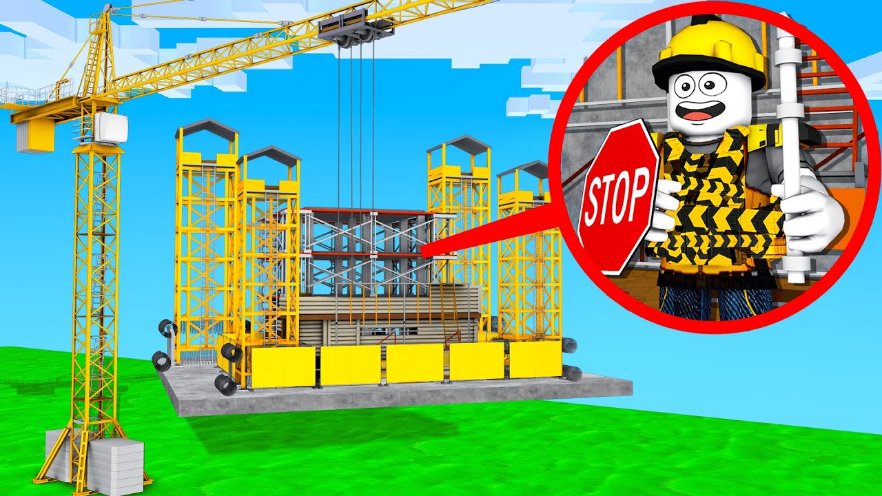 ICH BAUE EINE OP KRAN BASIS in Roblox!