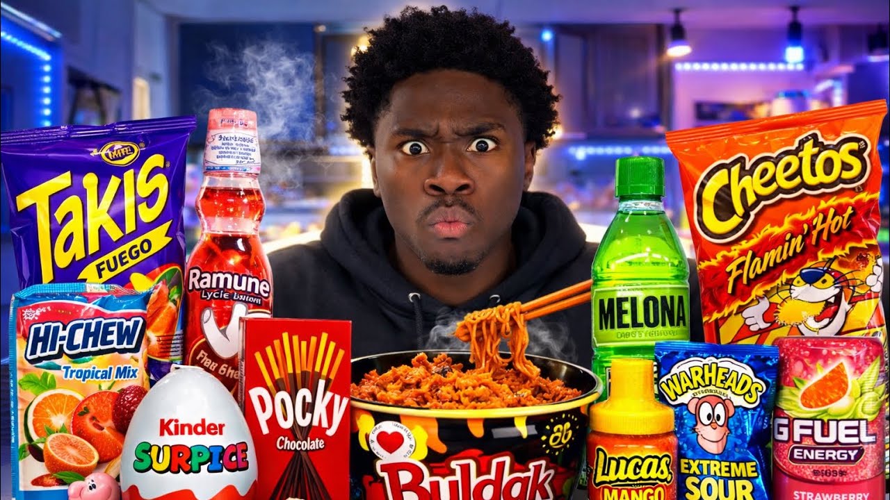 Trying Exotic Snacks That Don't Exist in America!