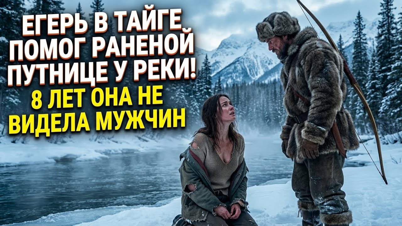 Егерь в Зимней Тайге Помог Раненой Путнице у Реки! 8 лет Она Жила Без Мужского Тепла…