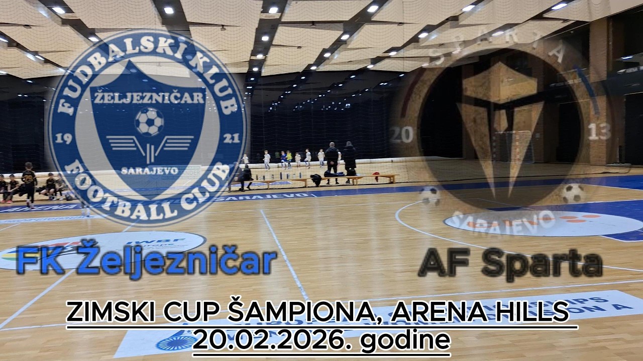 FK Željezničar - AF Sparta 1:1 (ZIMSKI CUP ŠAMPIONA), 20.2.2026. godine, Generacija 2016.