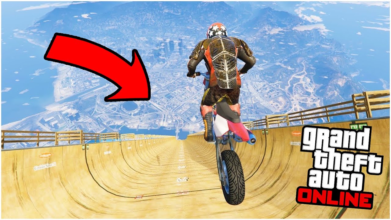 قراند 5 اون لاين | باركور - اكبر طيحة في قراند بتعجبكم🔥😍| GTA 5 Parkour