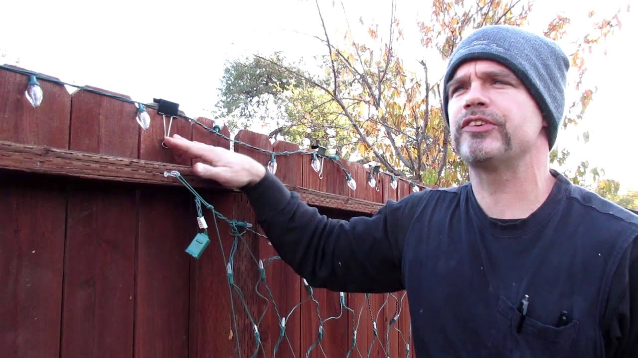 Christmas lights Tips&Tricks (Binder Clips for Christmas Lights)