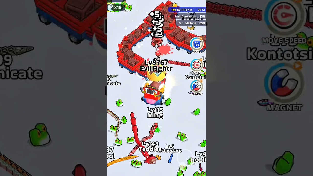 Геймплей Snake Clash 06 #игры #вирусныекороткометражки #вирусныеигры