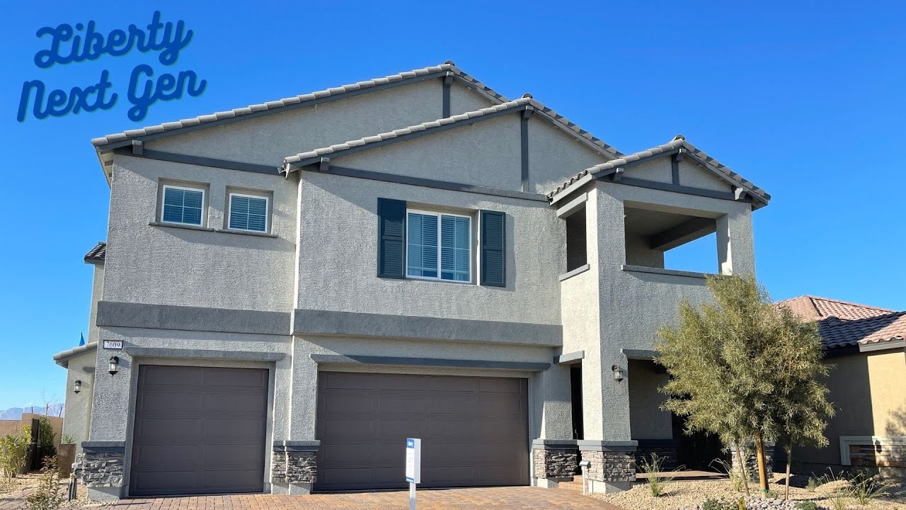 Liberty Next Gen | New Homes For Sale N. Las Vegas | Dual Balconies | $501,990 | 5Bd - 4Ba - 3,348sf