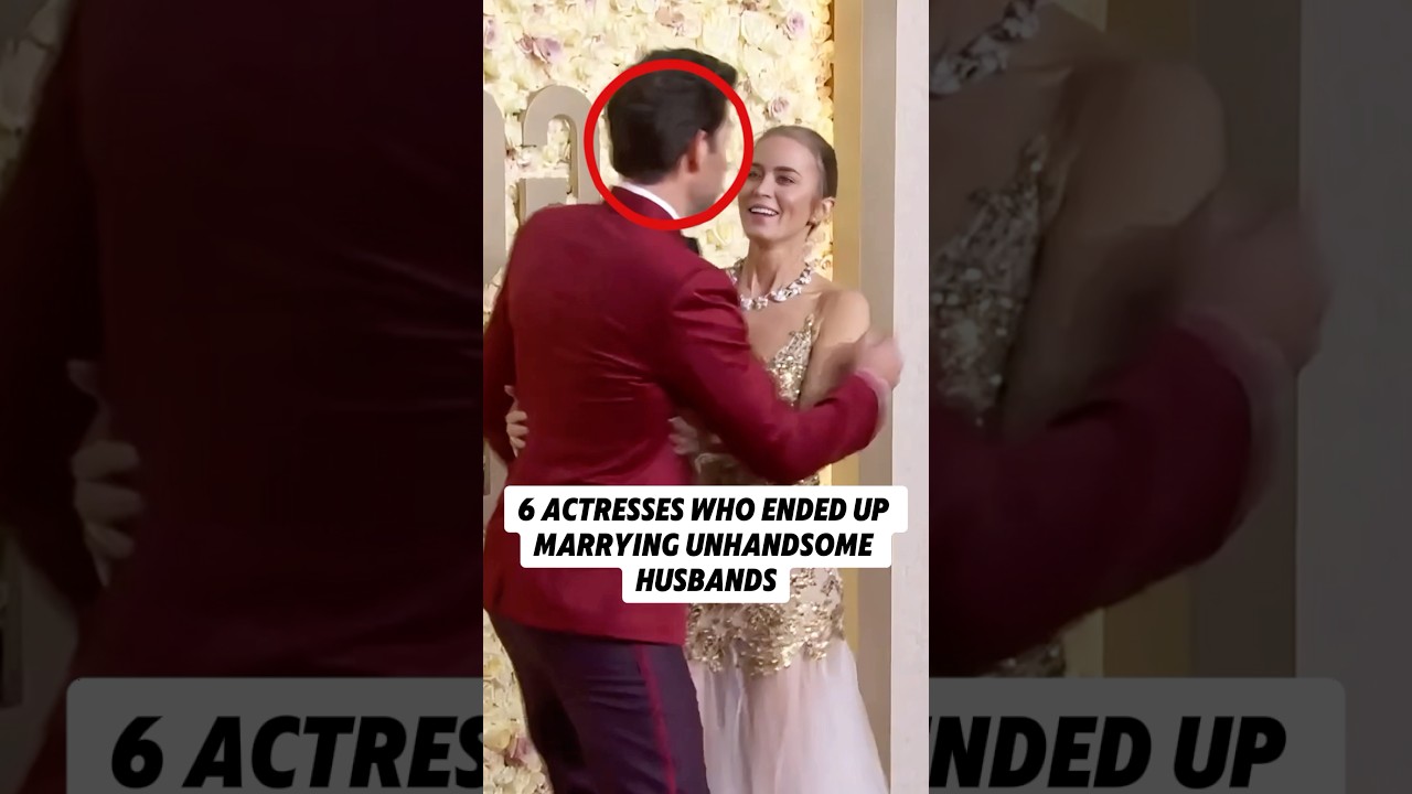 6 actresses who ended up marrying unhandsome husbands. -1#shorts#celebrity#top#youtube