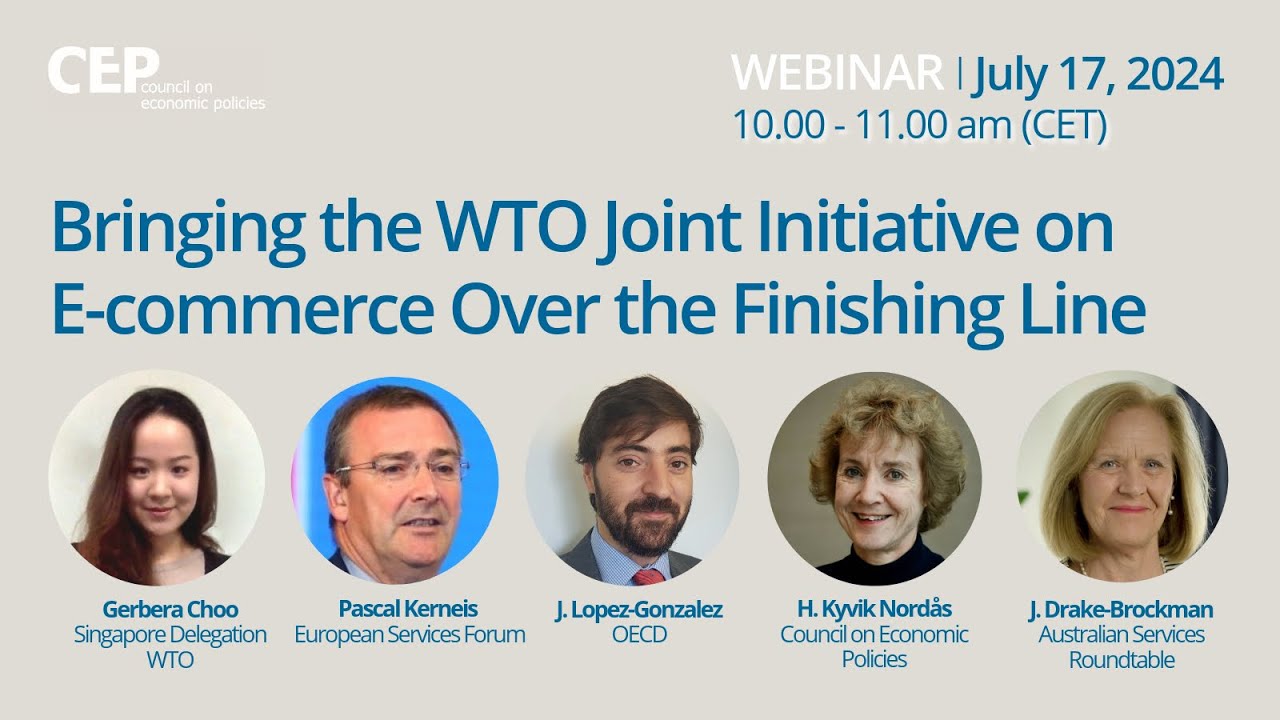 The Importance of Bringing the WTO Joint Initiative on E-commerce Over the Finishing Line