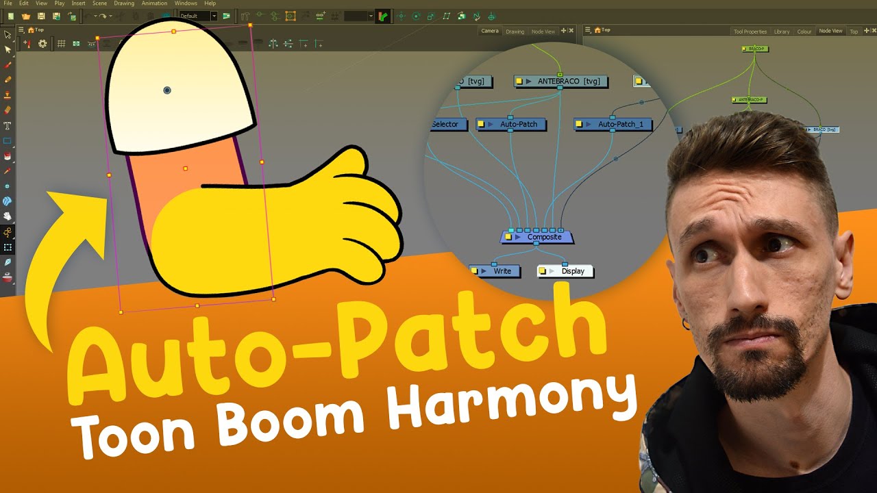 TOON BOOM HARMONY | Auto Patch recurso para otimizar Rigging