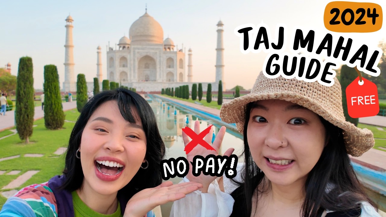 We Found SECRET to Taj Mahal for FREE! And the BEST Restaurant in Agra 🇮🇳