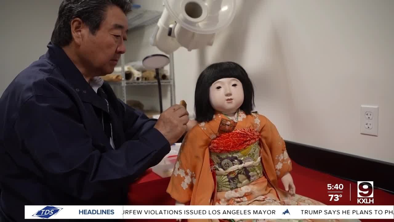 Expert from Japan visits Montana to repair friendship doll