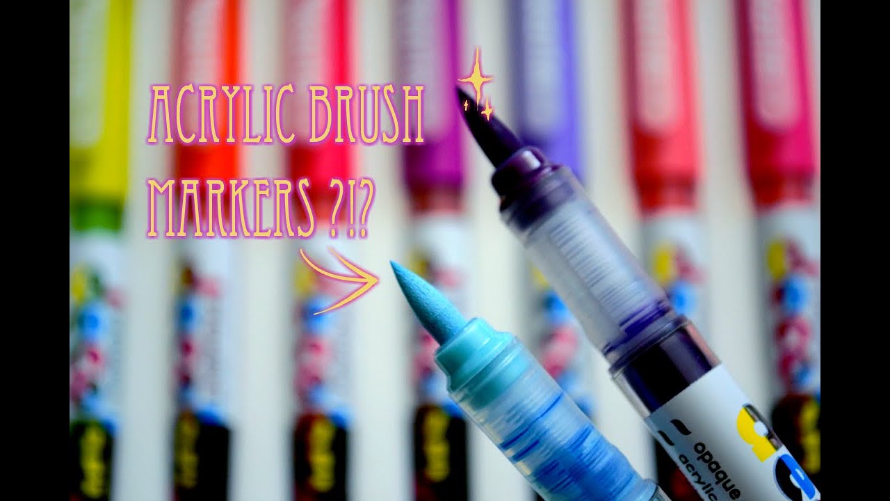 Trying the Karin decobrush markers. These are AMAZING! O_O